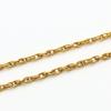 Used NINA RICCI Necklace logo metal/Rhinestone 5.9g gold plating