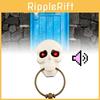 Spooky Halloween Doorbell Decorative Skull Design Light Up And Sound Effect Prop
