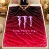 Flannel BlanketMonster Energy Warm Soft Throw Blanket for Indoor Sofa Bed Living Room Use