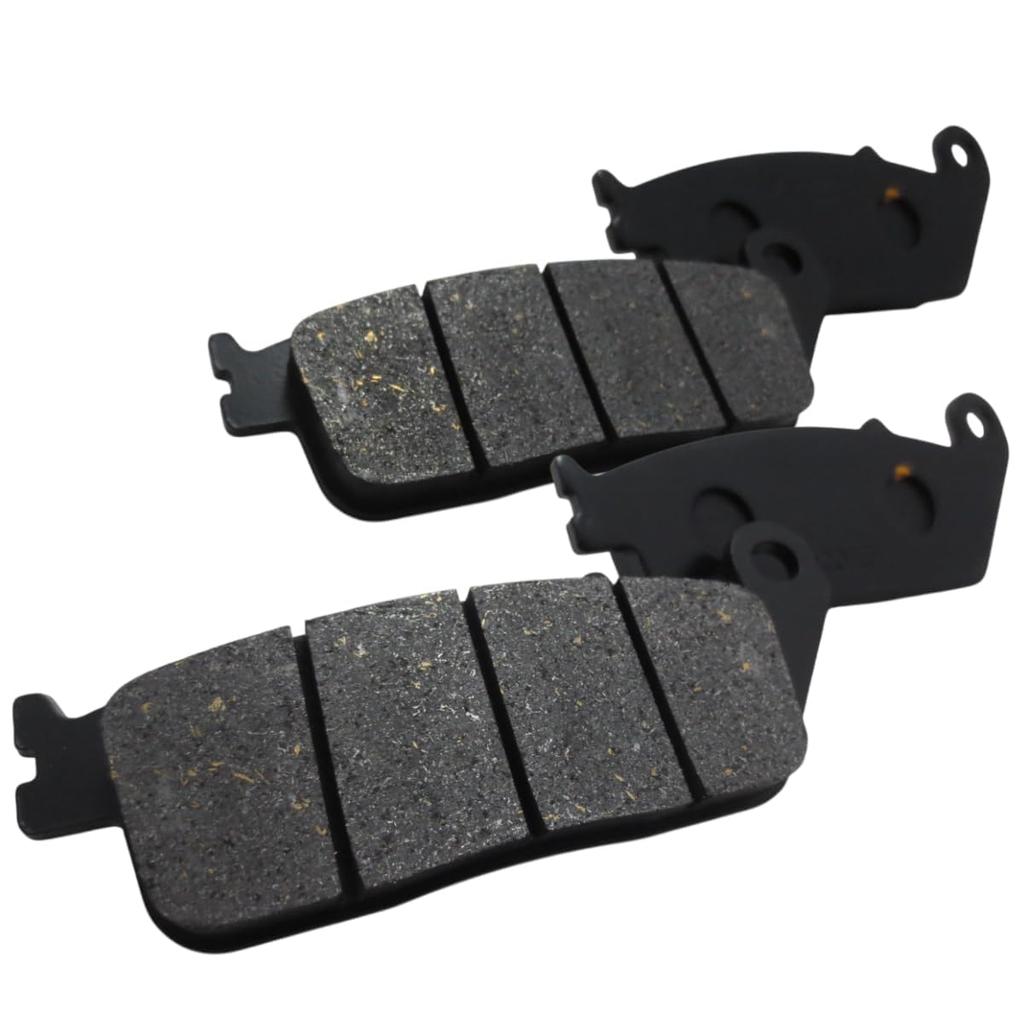 MAXIMASELECT CBR250RR CBR400RR CBR650F CBR750 VFR750F Front Left and Right Brake Pad Set Set for One Replacement Brake Honda Compatible [Compatible