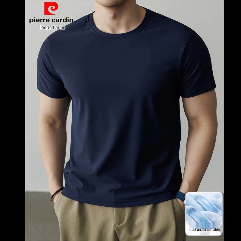 Pierre Cardin Men s Round Neck Short Sleeve T-Shirt 4XL