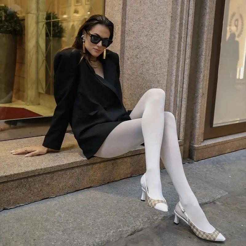 

Жіночі 80D ультрам які непрозорі бордові колготки з високою посадкою, однотонні колготки з носком, колготки з контрольним верхом S 40-70kg