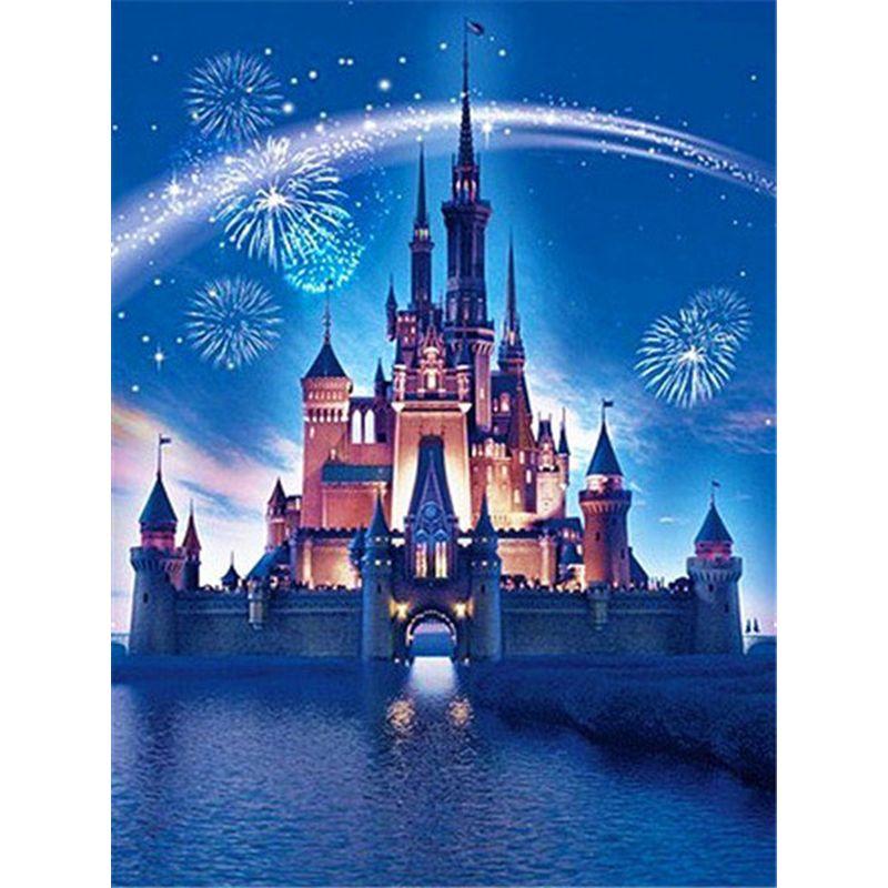 DIY 5D Animal Diamond Painting Landscape Full Round Drill Diamond Embroidery Mosaic Art Rhinestone Home Decoration Gift