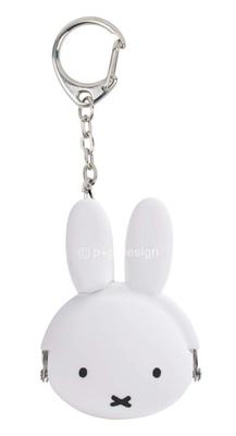 Design Mimi POCHI BABY X X P+g Keychain, White, Size W6.2 H8.5 D3.9 (PG-34801)
