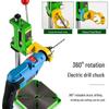 Multi-Functional Rotary Drill Stand Converts to Mini Bench Drill and Hole Punch Press