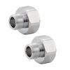 Stainless Steel Water Line Thread Adapter Set G1/2 Female G3/8 Male With Tape for Faucet Campers Washer PipeS Connection