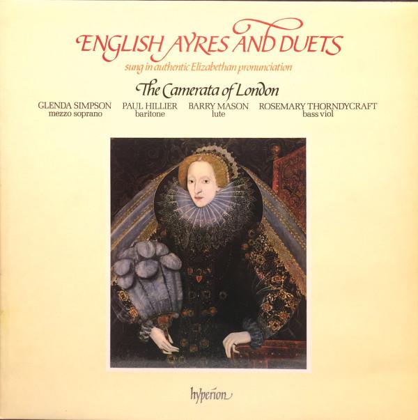 

LP Record CAMERATA OF LONDON English Ayres And Duets A66003 Hyperion 1981 UK Classical Used