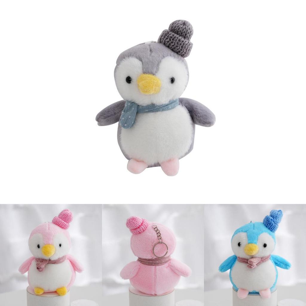 Charming Penguin Stuffed Animal Keychain For Bags And Backpacks Soft Pp Cotton