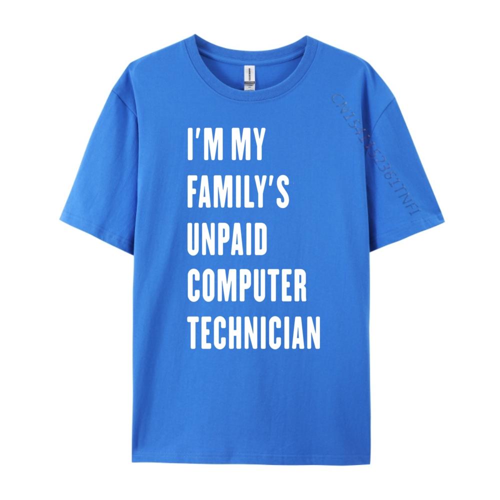 Funny Computer Technician Mens Clothing Winter Oversized T Shirt Men Oversized Character Graphic Tee Original Mens TShirts