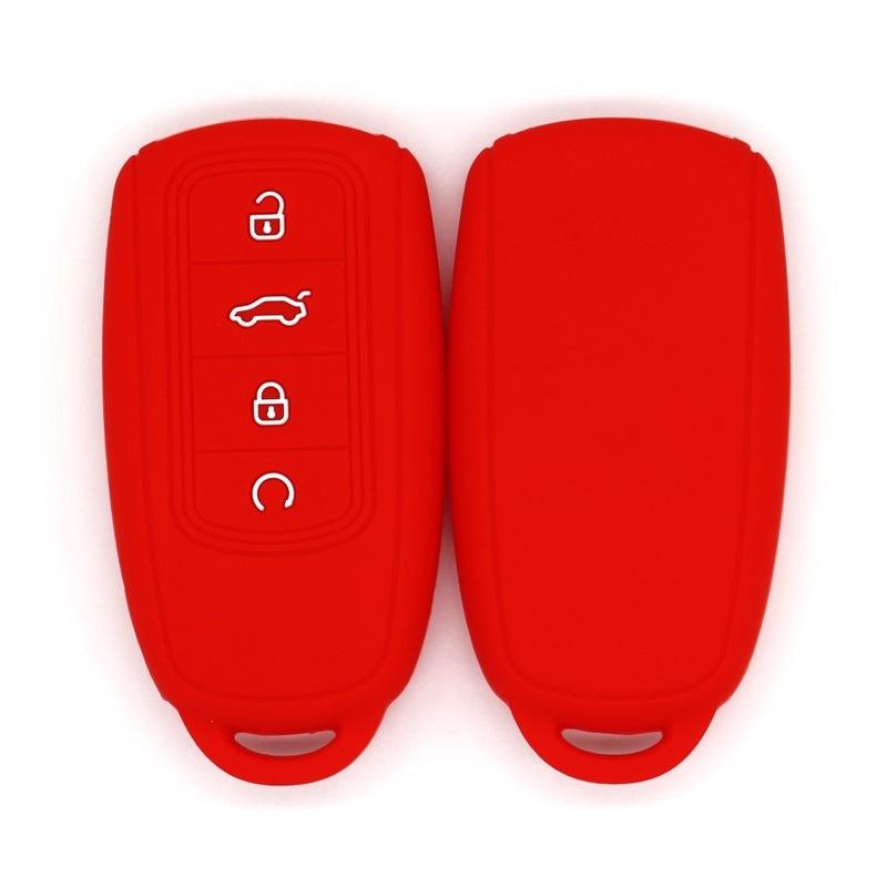 

Suitable for Chery Arrizo 8pro Tiggo 8plus Tiggo 7plus one-click start silicone car key set красный