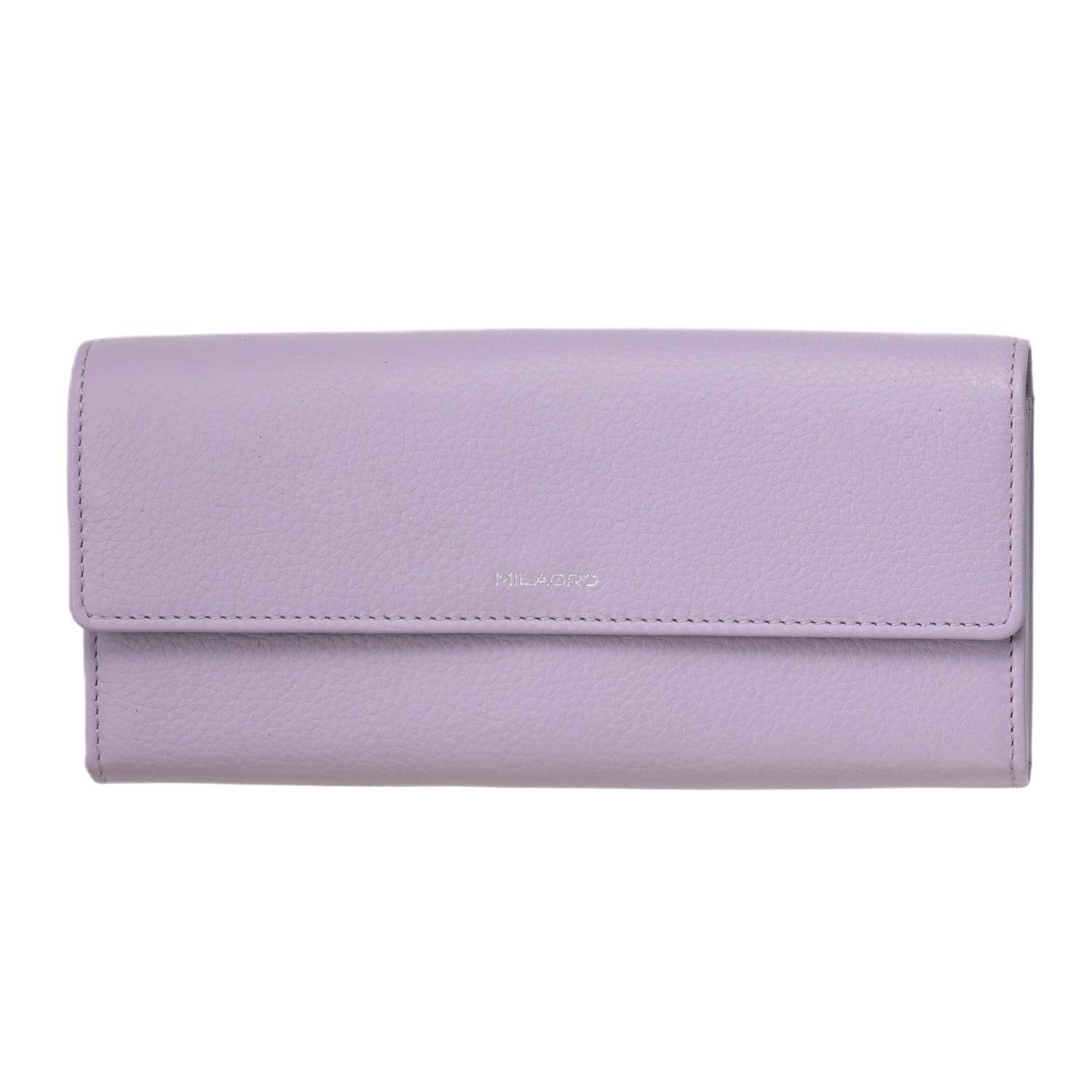 

Milagro Shrink Leather Garcon Long Wallet Long Garcon Large Card Coin Designer Spring Present for Respect for the Aged (Women s Wallet, Wallet,