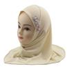 Easy To Wear Girls Instant Hijab Scarf Muslim Hijabs Handmade Flower Amira Lovely Flower Headscarf Turban for 2-6 Years Kids