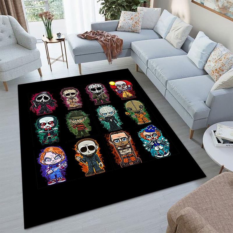 Horror Characters Home Decorative Rugs Office Carpets Room Mats Computer Chair Rug Festival Gifts