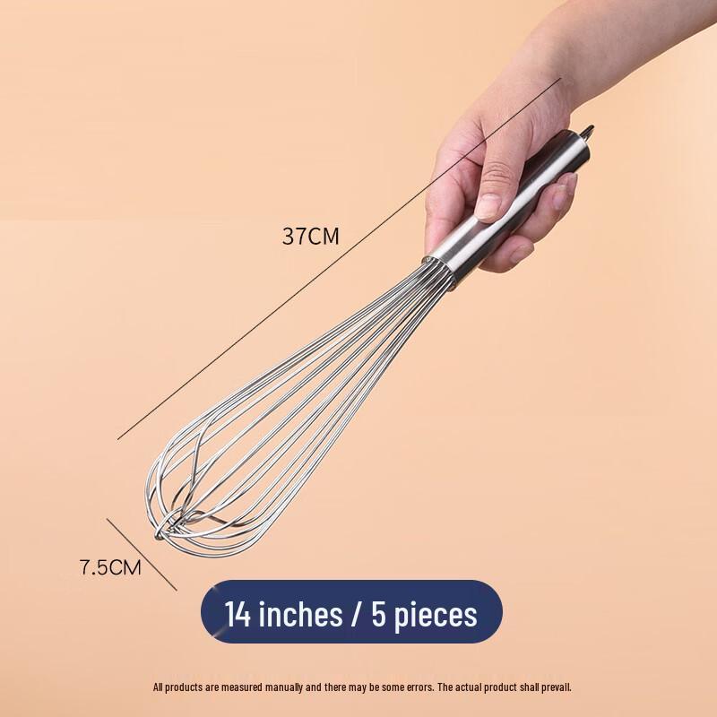 Stainless Steel Hand Whisk Set