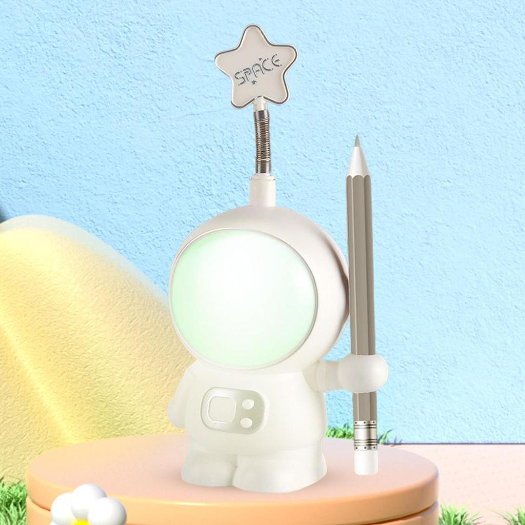 Astronaut Night Light with Pencil Sharpening Function Decoration for Table
