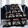 Tomos Moped Blankets Flannel Sofa Throw Blanket Multifunction for Couch Bedding Travel Throws Bedspread Quilt