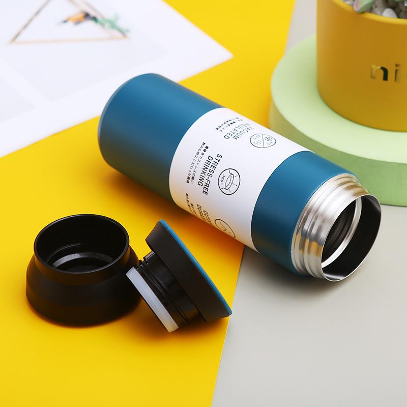 Logo-Individualisierung Thermosflasche Thermobecher Auslaufsicher Auto-Vakuumflaschen Kaffeetasse Reise-Isolierflaschen Garrafa Termica