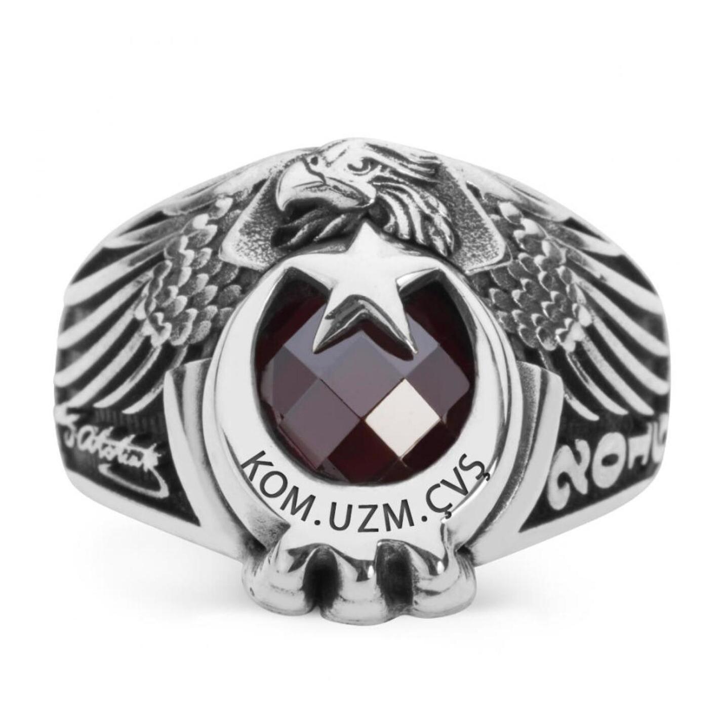 

Кольцо мастера-сержанта коммандос с головой орла