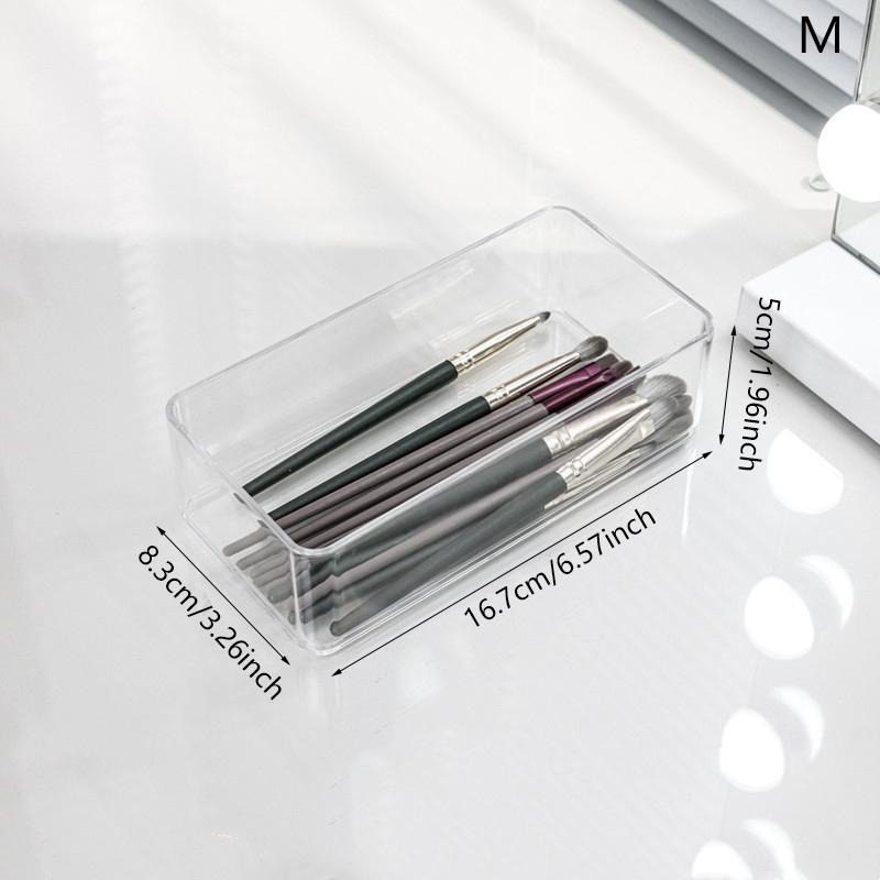 

Прозорий органайзер для ящиків Прозорий роздільник для ящиків Коробки для зберігання Контейнери Кейс Для кухонного приладдя Косметики Продуктів Кухонного посуду