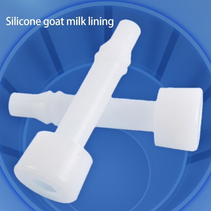 Bequeme Silikon-Zitzenbecher Milchfutter Schafmelk-Teil Ziegenmilch-Becher zur Verbesserung des Komforts