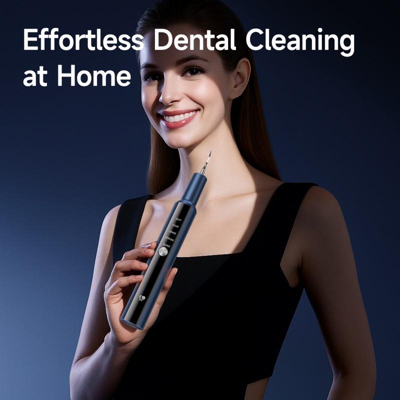 Dental calculus removal tool, ultrasonic scaler, tooth whitening device, electric tooth washer