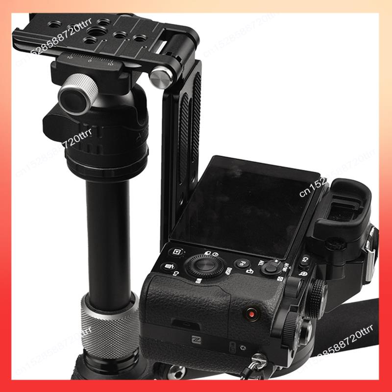

ABNR Universal L-Plate L Bracket Folding Arca-Compatible Tripod Head Cold Shoe QR Quick Release Plate Vertical Photo Easy To Use чёрный
