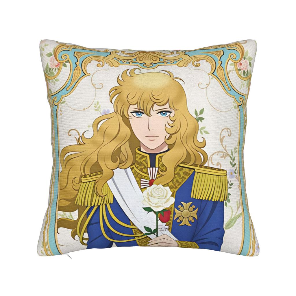 The Rose Of Versailles Pillow Cover  Soft Cushion Cover Funny Pillow Case For Sofa Bedroom Home Decor
