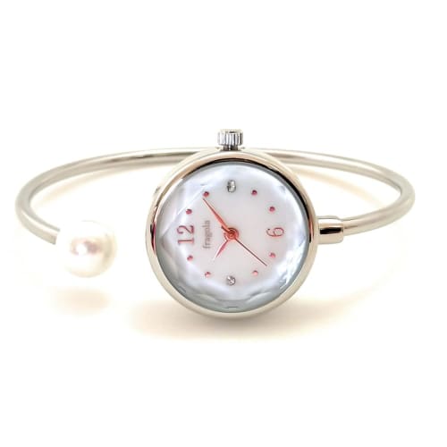 

Follow Fragola Twist Bangle Watch N02721A-3 SV Women s Silver