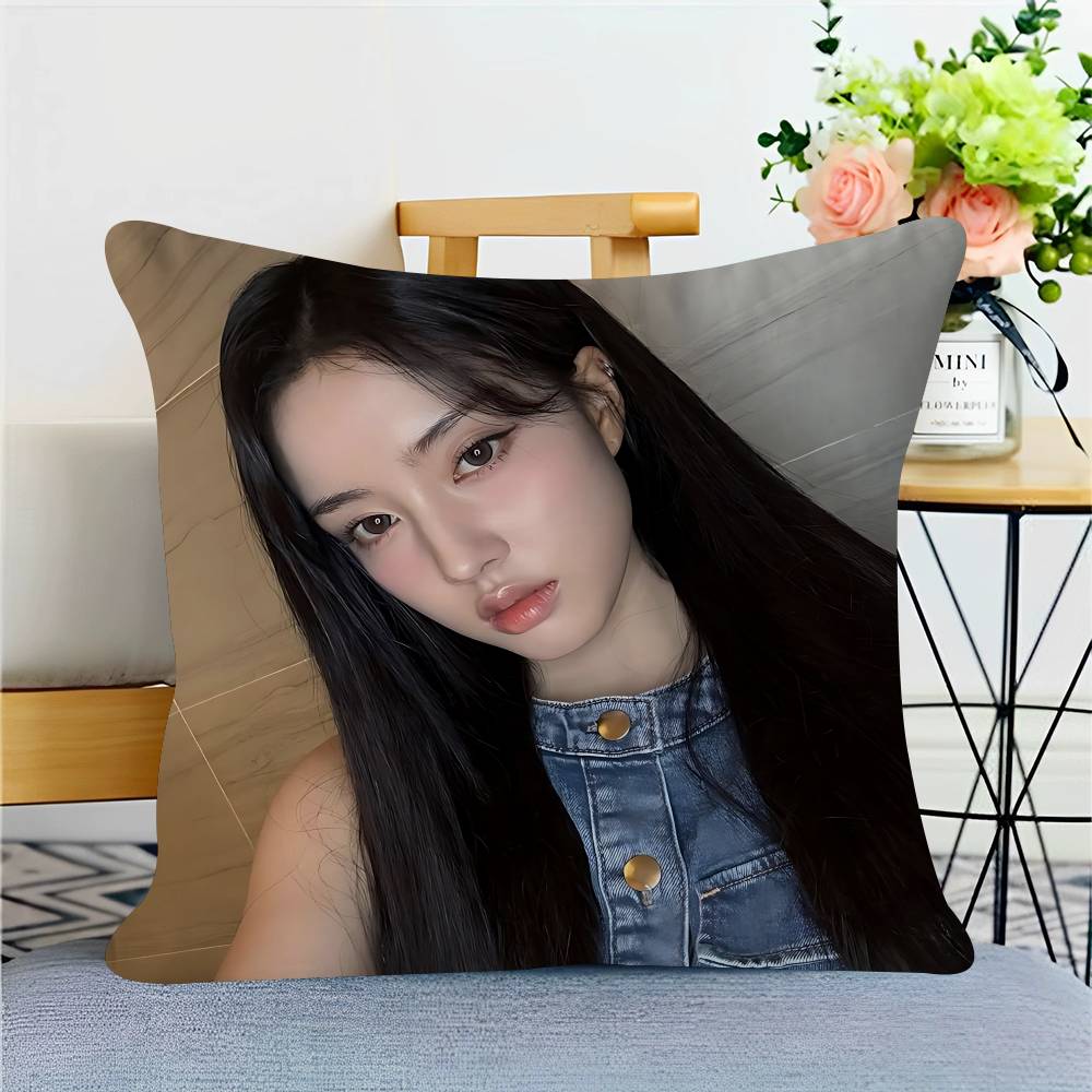 Singer S-Sim-Jayun Pillow Anime Pillow Sofa Bed Head Pillow Cover Cushion Cover 45x45 Cm Fashion