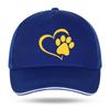 Neue Unisex Damen Mode Niedliche Hundepfote mit Pfirsichherz Baseballkappen für Hip Hop Baumwolle Trucker Cap Bone Papa Hüte