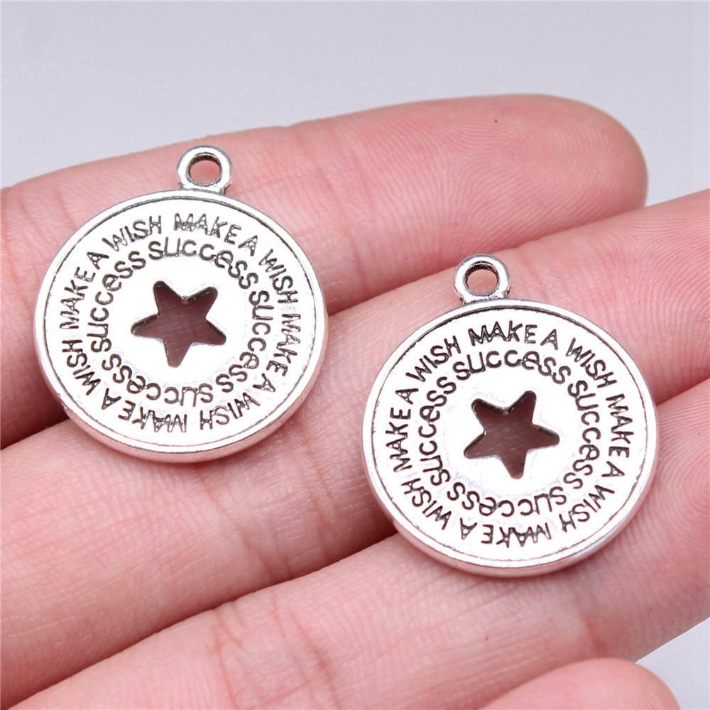 Charms Rectangle Tags Badges Friendship Pendants Minimalist Jewelry Components QC104
