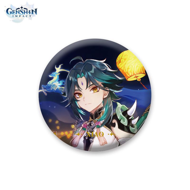 Authorized By MiHoYo 58mm Genshin Impact Theme Serie Character Badges