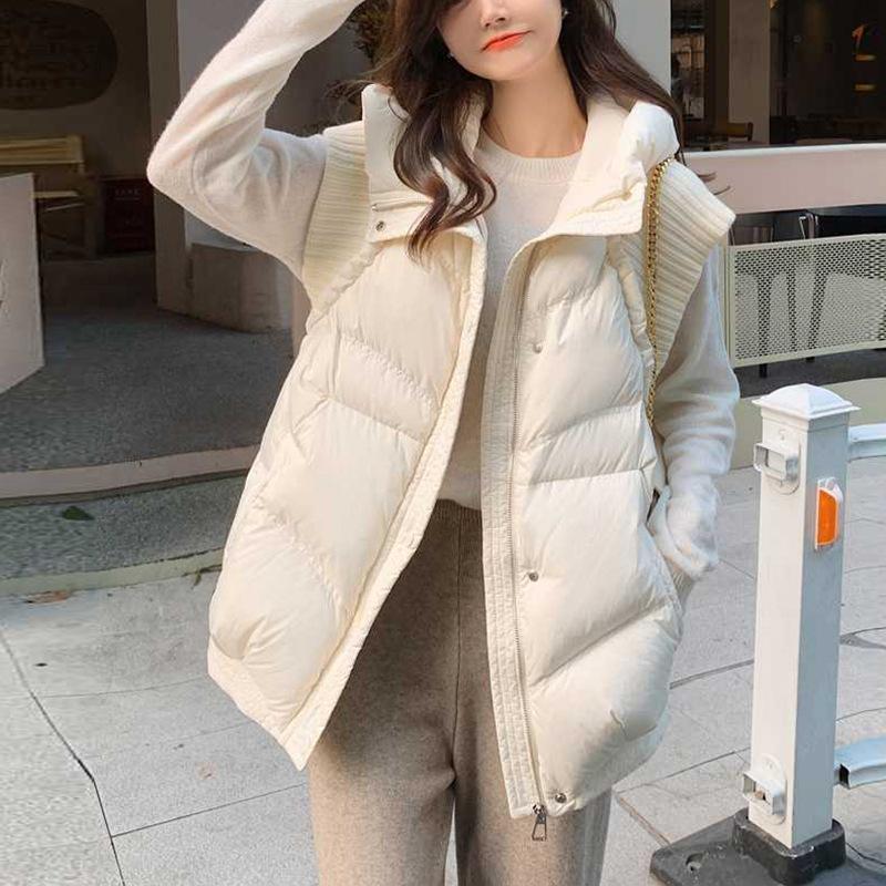 Down vest women's high-end women's short Korean version vest thermal jacket duck down vest vest vest vest jacket