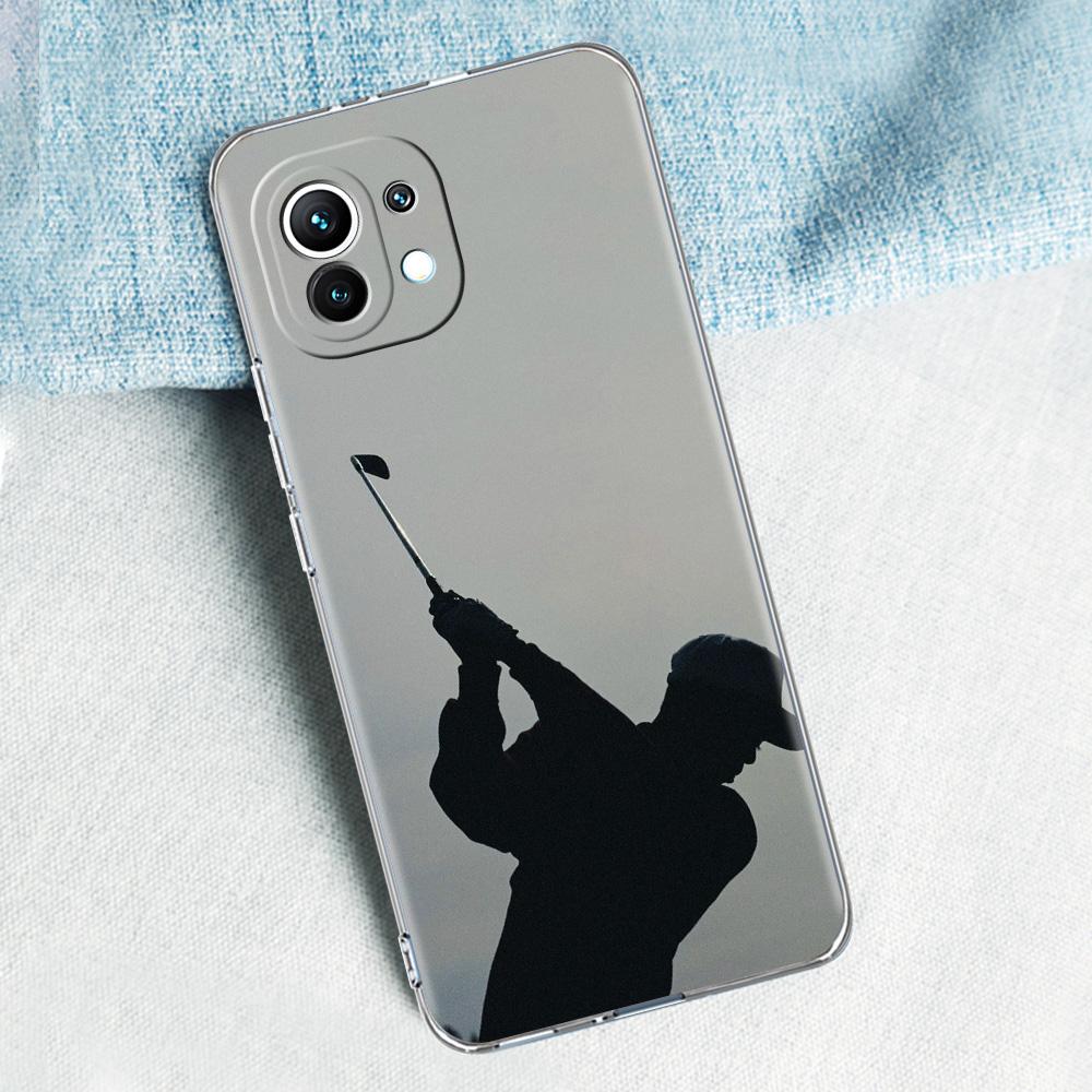Phone Case For Xiaomi Mi 15 14 13 12 11 Lite 15T 13T 12T Pro Poco X7 X6 X5 Pro 5G X3 NFC F7 F6 F5 Clear Cover Modern Golf