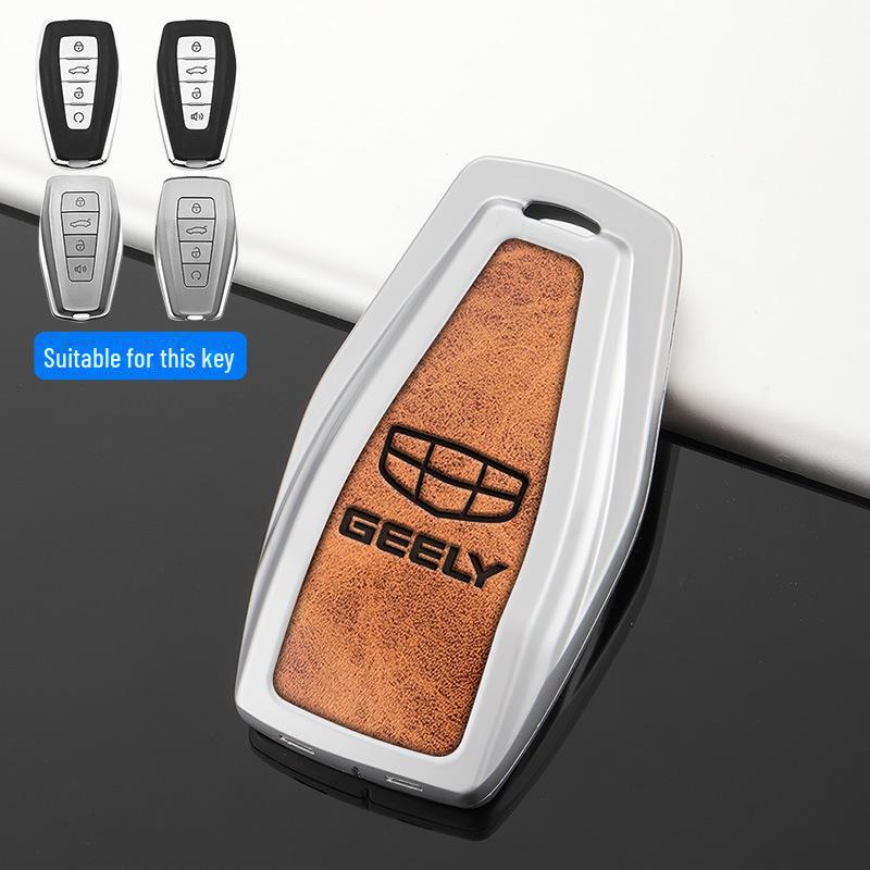 

Чехол для ключа Geely, совместимый с Emgrand GSGL, Xingrui, Binyue, Icon, Borui, Boyue, Xingyue L, Vision X6