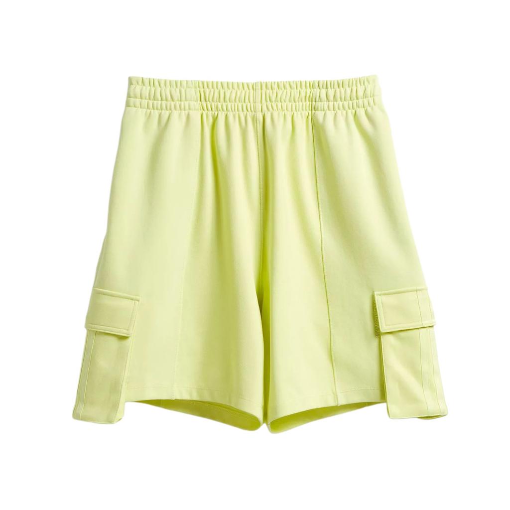 Adidas Ivy Park Solid Color Minimalist Versatile Three-Quarter Casual Shorts Women Shorts Yellow GT4085