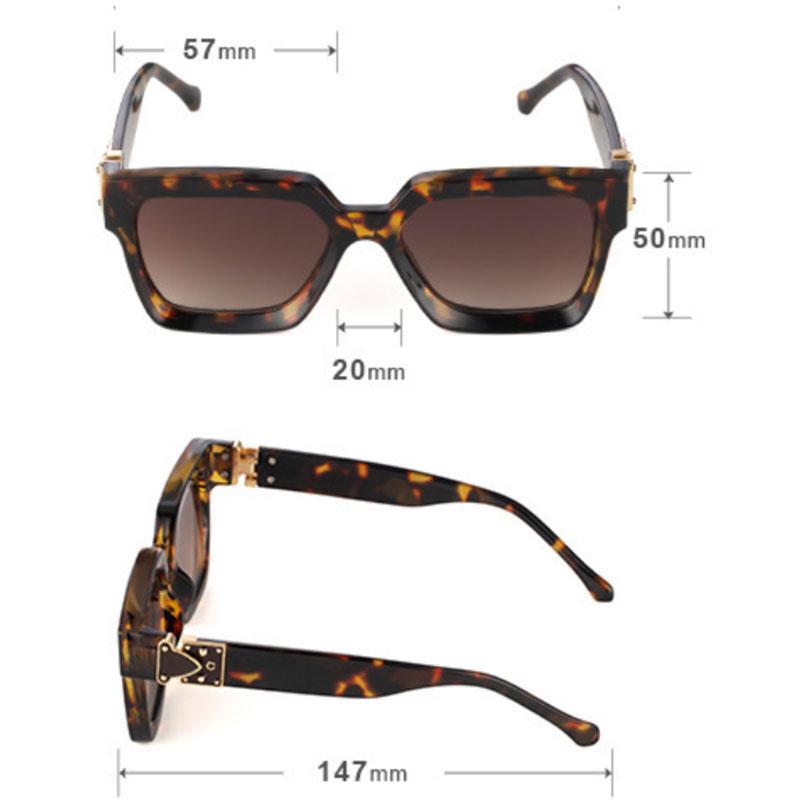 New Large Frame Square Sunglasses Women's Brand Designer Fashion Sun Glasses Men's Outdoor Driving Eyewear UV400