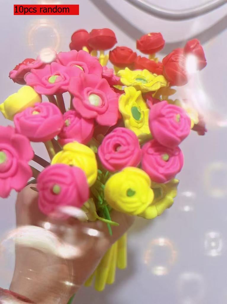 Gift Creative Camellia Kawai Gel Pen Cute Cartoon Learning Stationery Flower Personalized Office School Supplies Lovely