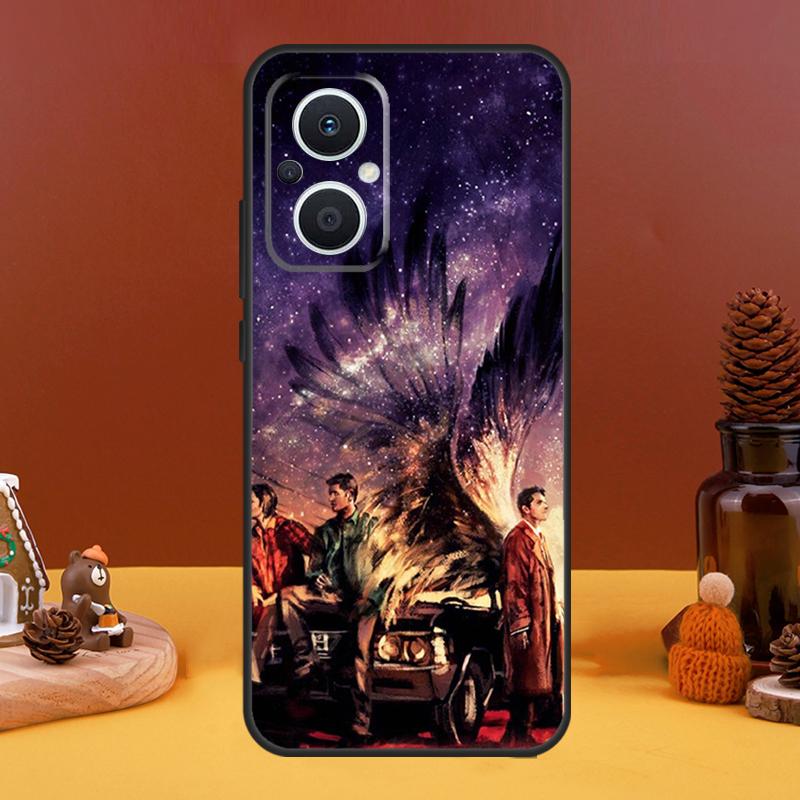 Angel Castiel Supernatural Case For OPPO Reno 4Z 5Z 8T 10 Pro 11 F 4 6 7 8 5 Lite OPPO Find X6 X5 Pro X2 X3 Lite Cover