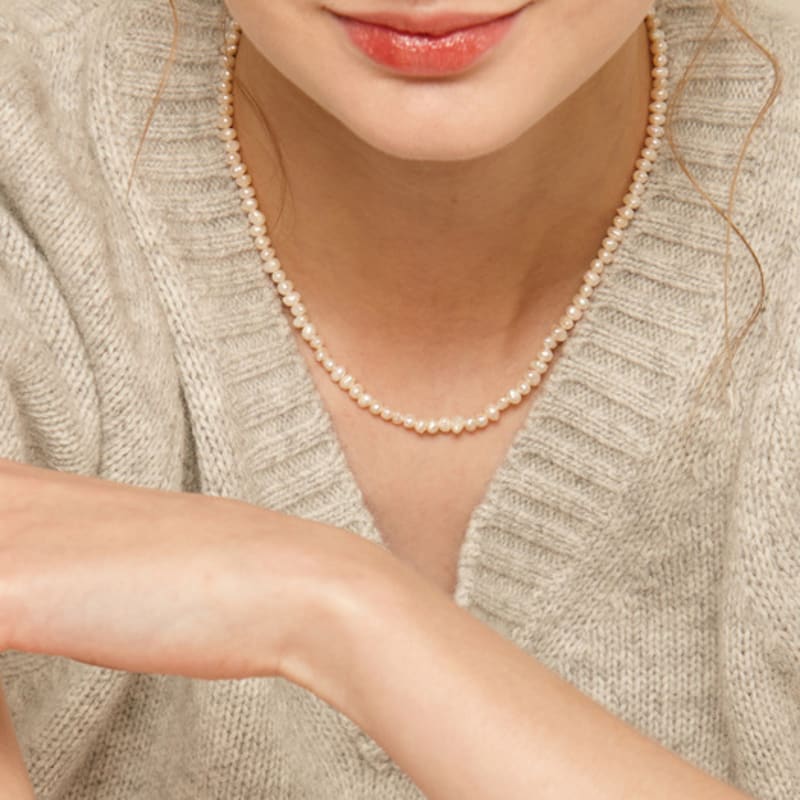 Murmur [925silver]Natural Pearl Necklace