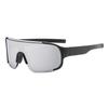 European and American Outdoor Sports Cycling Silver Glasses, Mountaineering Night Riding Sunglasses, Integrated Protective Windproof Goggles,