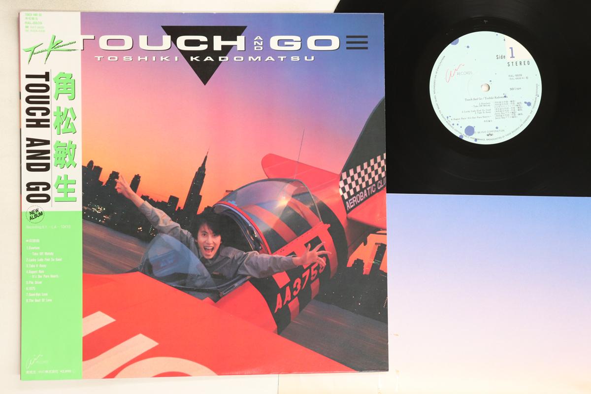 

LP Record TOSHIKI KADOMATSU - Touch And Go RAL8839 AIR 1986 Japan Obi Japanese Pop/Rock Used