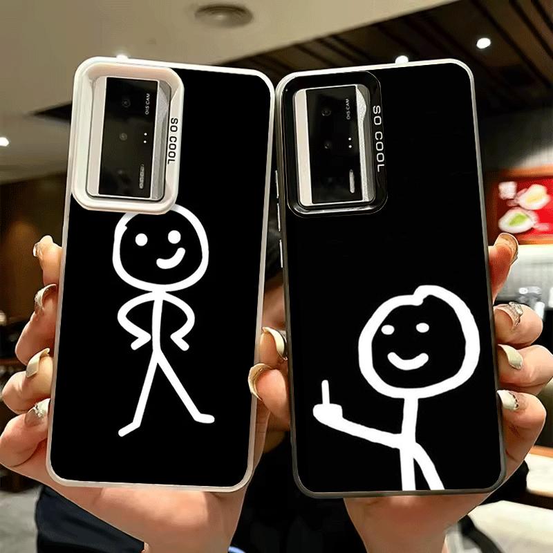 Funny Stickman Matchman Soft Phone Case for Xiaomi Redmi 15C 15 14C 13C 12C Poco X5 X6 X7 Pro X3 F8 F7 Ultra M8 13 12 Cover Back