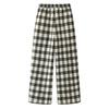 In-Stock 2025 Winter Slimming Welsh Plaid High-Waisted Drawstring Casual Pants