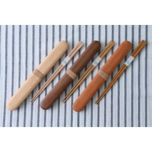 CRAFT KONOMI/My Chopsticks Set (Small Walnut Chopstick Case / Small Oak Chopsticks)
