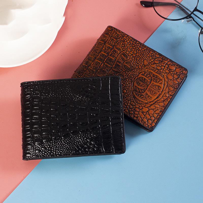 Мужской держатель кредитной лицензии с крокодиловым узором — фото 6