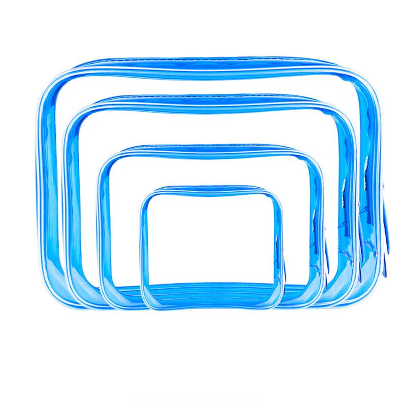 1 szt. Damska Przezroczysta Kosmetyczka Podróżna Organizer Przezroczysty PVC Kosmetyczki Uroda Kosmetyki do Toalety Pouch Torby do Przechowywania Pouch