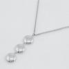 TIFFANY&Co. Triple Circle Drop Necklace Silver925 13.0g Women Used