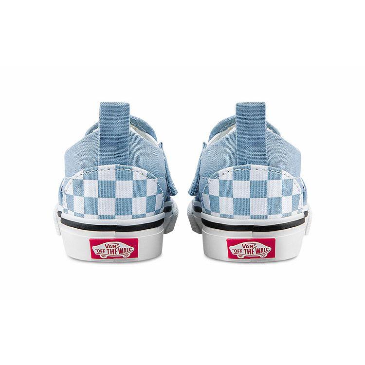 Vans Checkerboard Casual Low-Top Skate Shoes Baby Sneakers Light-Blue VN0A5EFKBD2