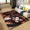 Sexy Girl Lace Tifa Aerith Anime Area Rug,Carpet Rug for Living Room Bedroom Sofa Doormat Decoration, Kids Non-slip Floor Mat 3D